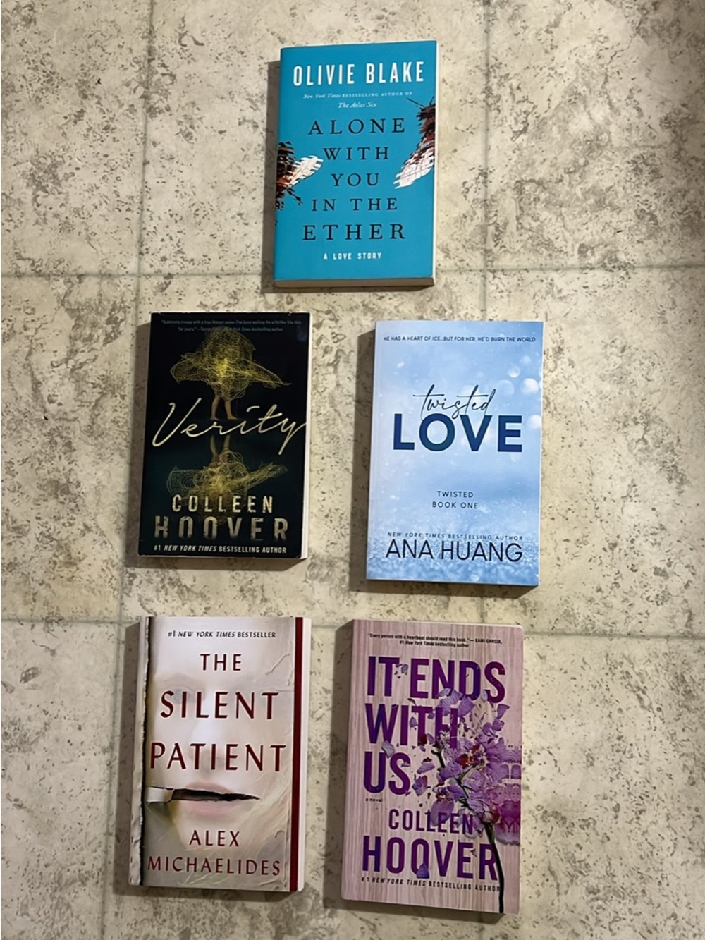 Brand new unopened books bundle (includes all 5 as pictured)